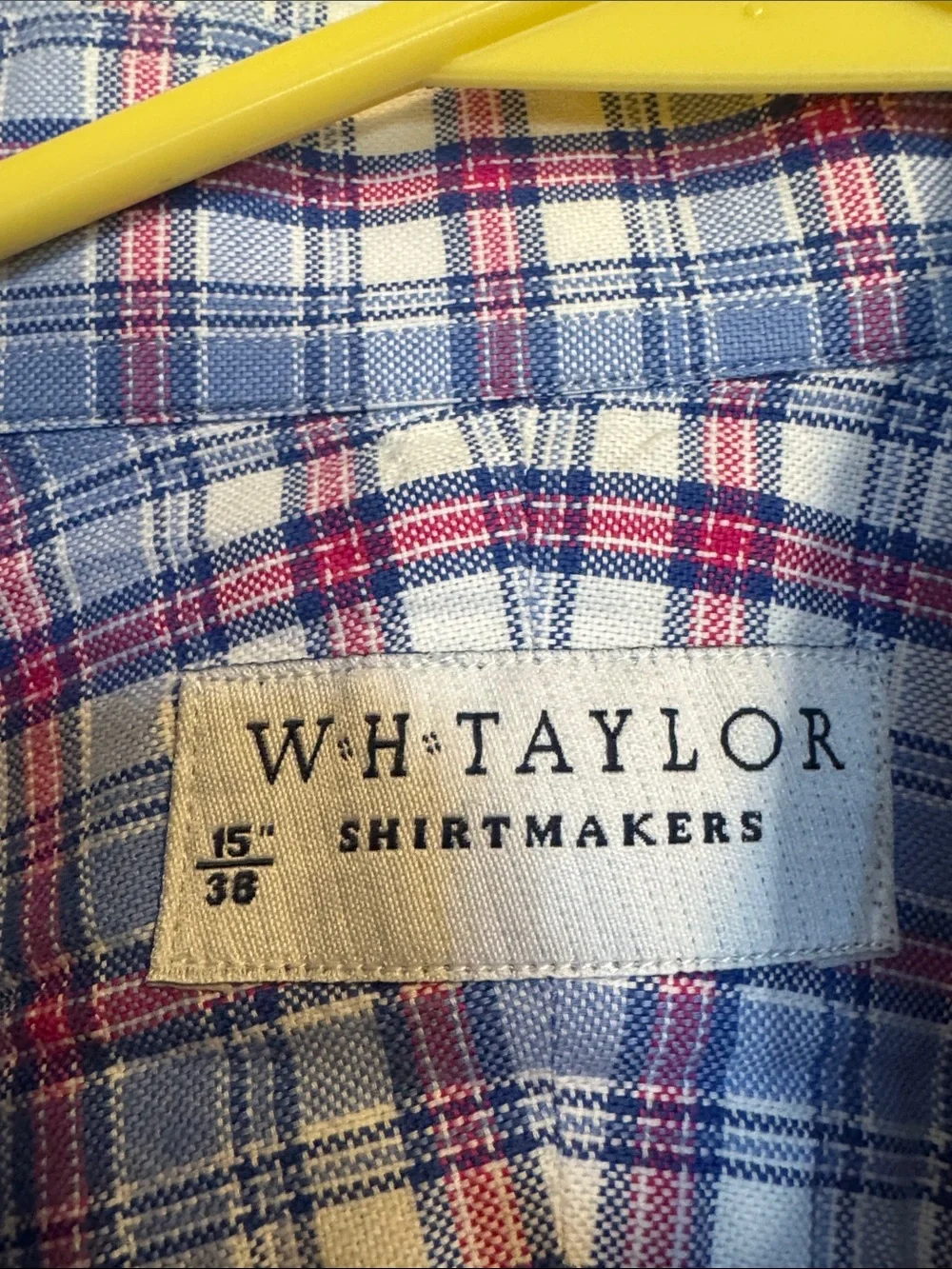Classic Blue Plaid Button-Down Shirt by J. Crew